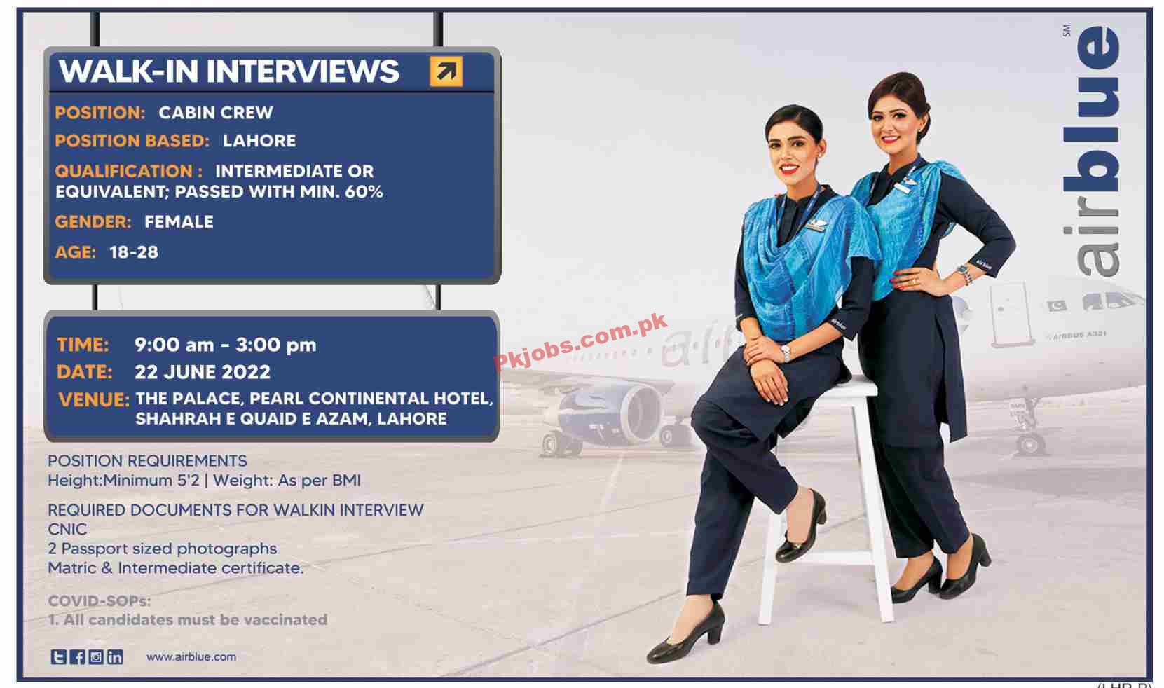 Airblue Jobs 2022 | Airblue Airline Company Headquarters Announced Latest Recruitments Jobs 2022