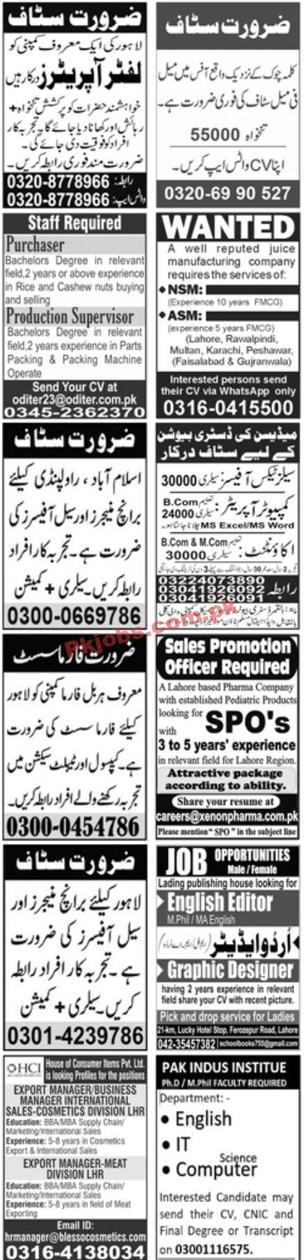 Jobs in Jang Newspaper Jobs 28 June 2022