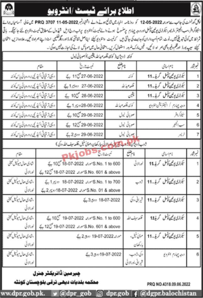 Jobs in Local Government Balochistan