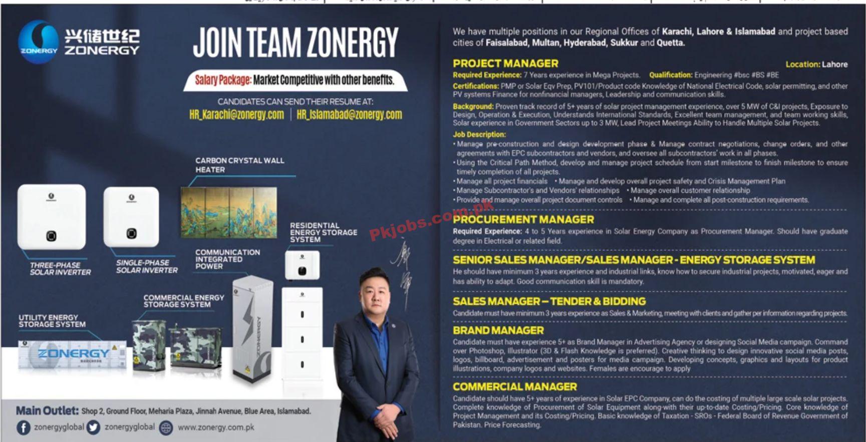 Jobs in Zonergy Global