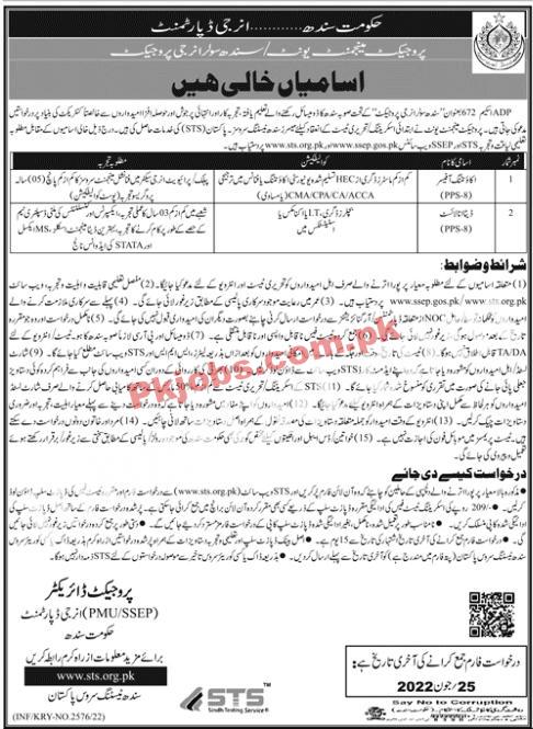 Karachi Energy Department Latest Govt Jobs 2022 Advertisement – Pk Jobs