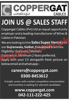 Multan Coppergat Govt Today Jobs 2022 Advertisement – Pk Jobs