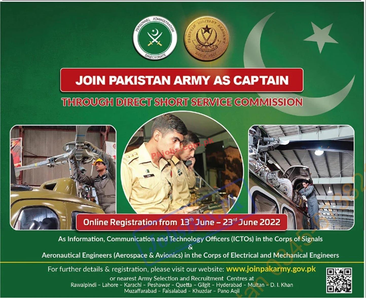 Pakistan Army New in Pakistan Jobs 2022 Advertisement – Pk Jobs