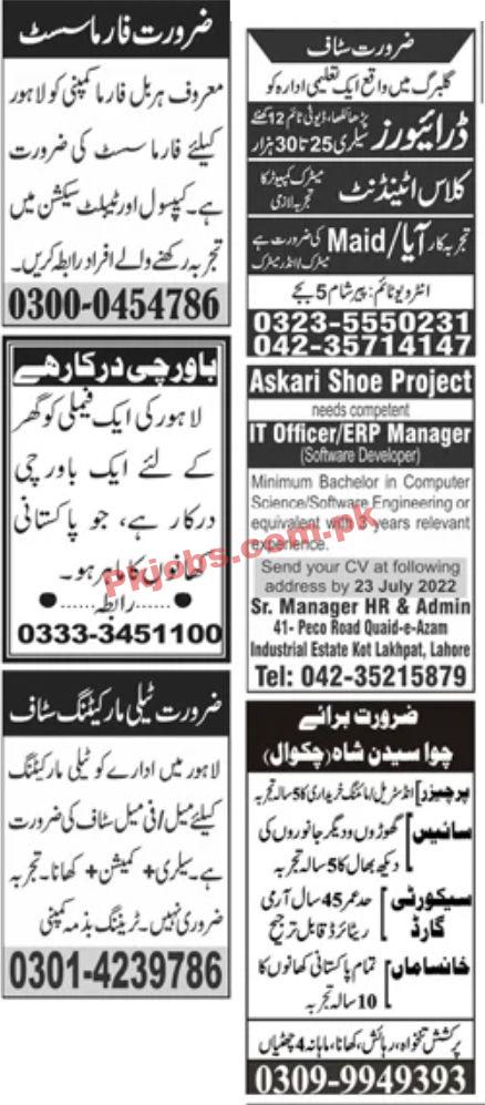 Jobs in Jang Newspaper