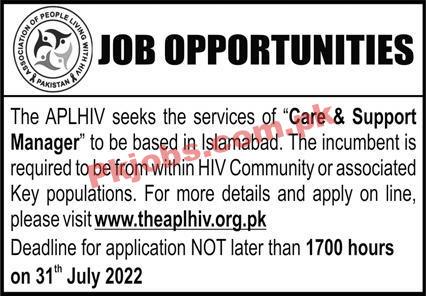 Jobs in The APLHIV