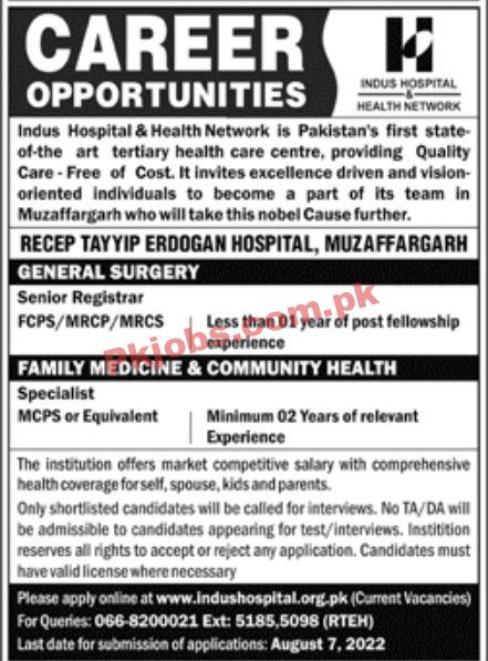 Jobs in Indus Hospital