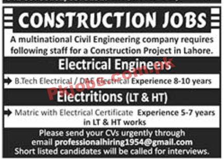 Jobs in Multinational Civil Engineering Company