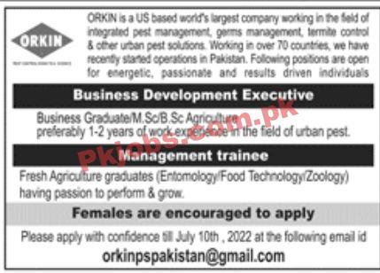 Jobs in ORKIN Company