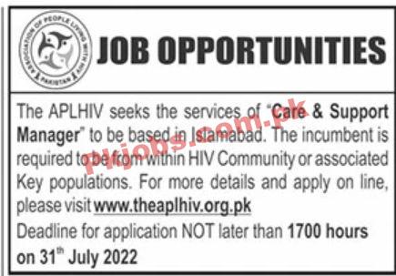 Jobs in The APLHIV