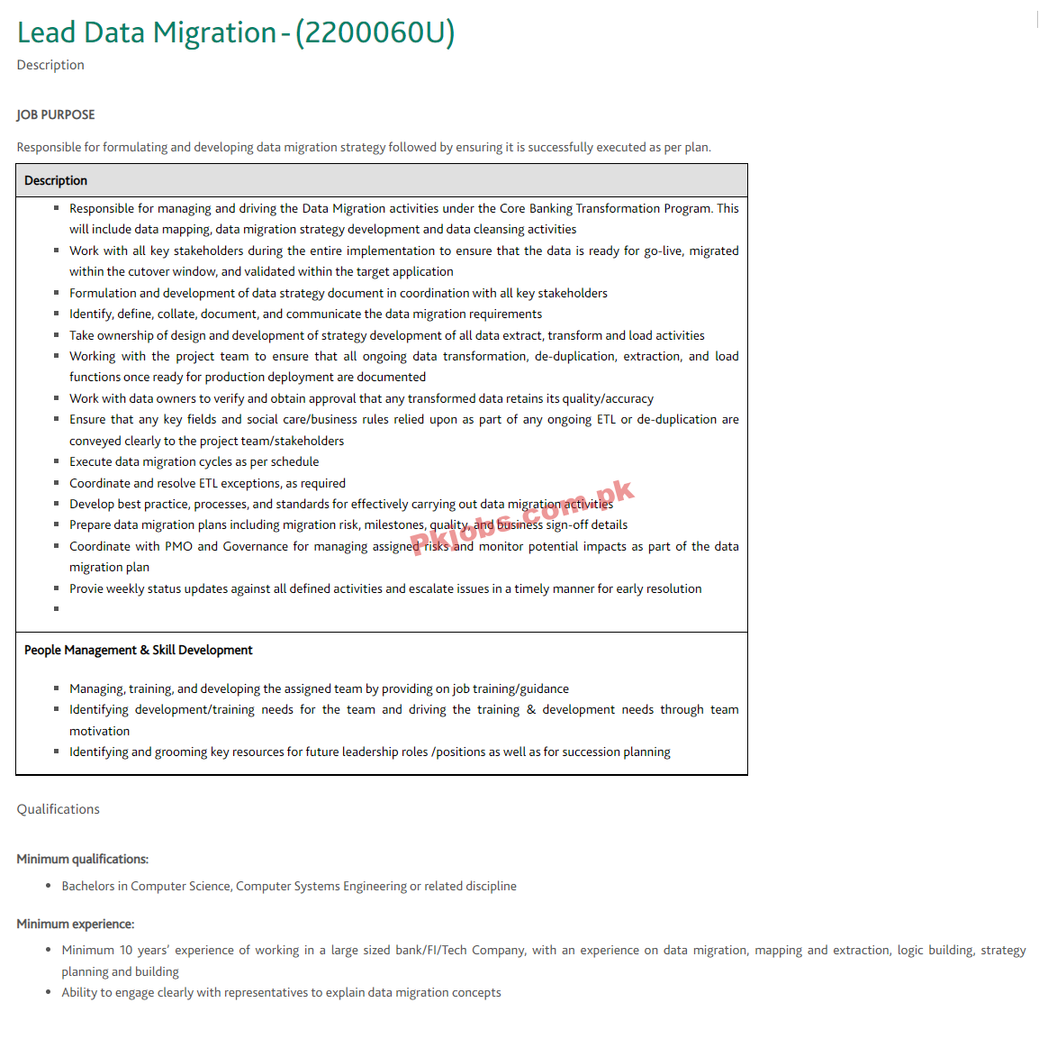 HBL Jobs 2022 | Habib Bank Limited HBL Headquarters Announced Latest Advertisement Jobs 2022