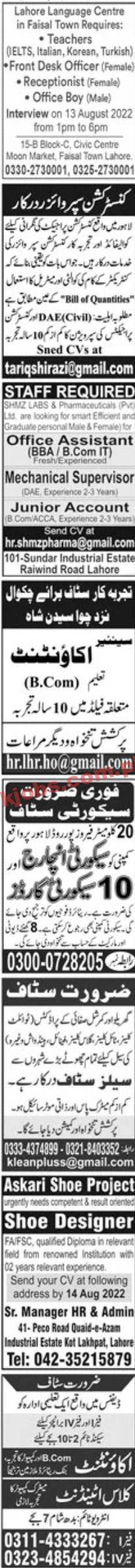 Jobs in Jang Newspaper paperPk