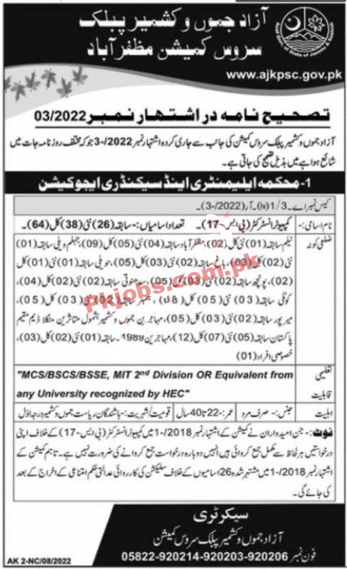 Provincial Jobs 2022 | Public Service Commission Head Office Announced Latest Recruitments Jobs 2022