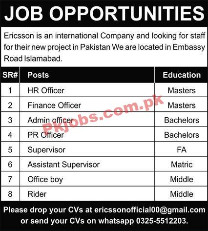 Jobs in Ericsson International Company