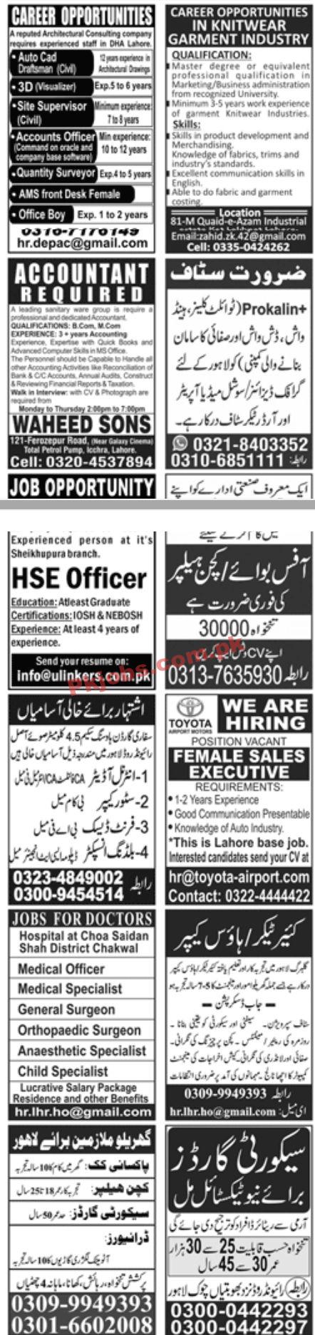 Latest Jobs in Private Jobs 12 September 2022