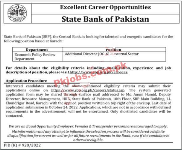 SBP  Jobs 2022 | State Bank of Pakistan SBP Headquarters Announced Latest Recruitment Jobs 2022