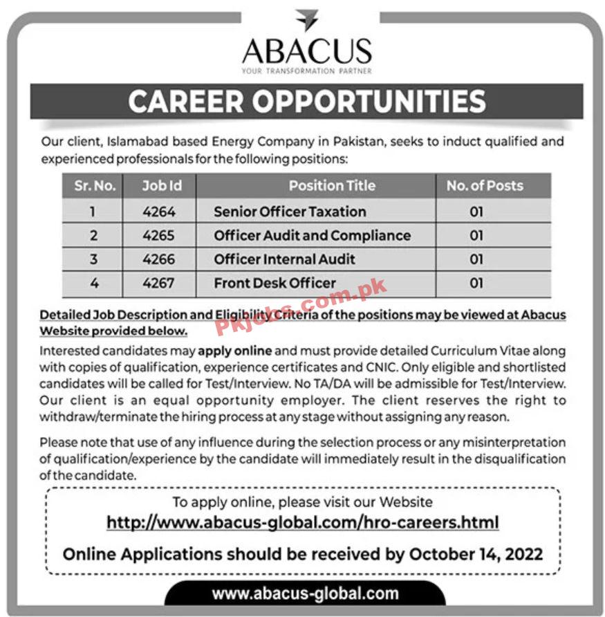 Jobs in ABACUS