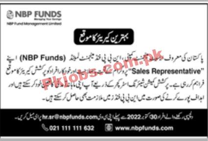 Jobs in NBP Funds Limited