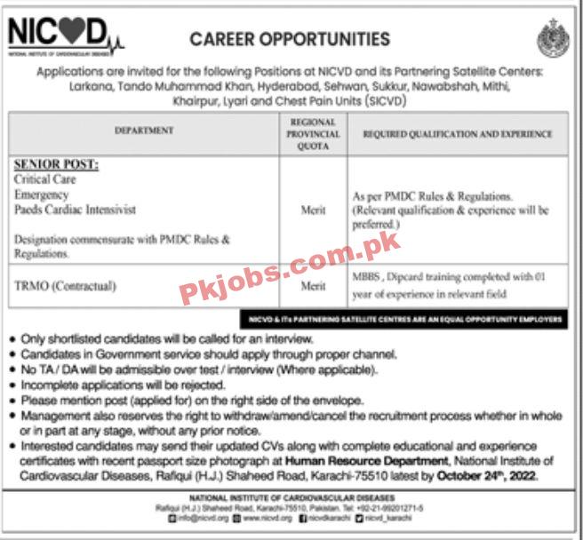 Jobs in NICVD