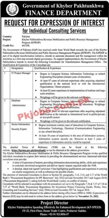 Finance Department Jobs 2022 | Finance Department Headquarters Announced Latest Recruitment Jobs 2022