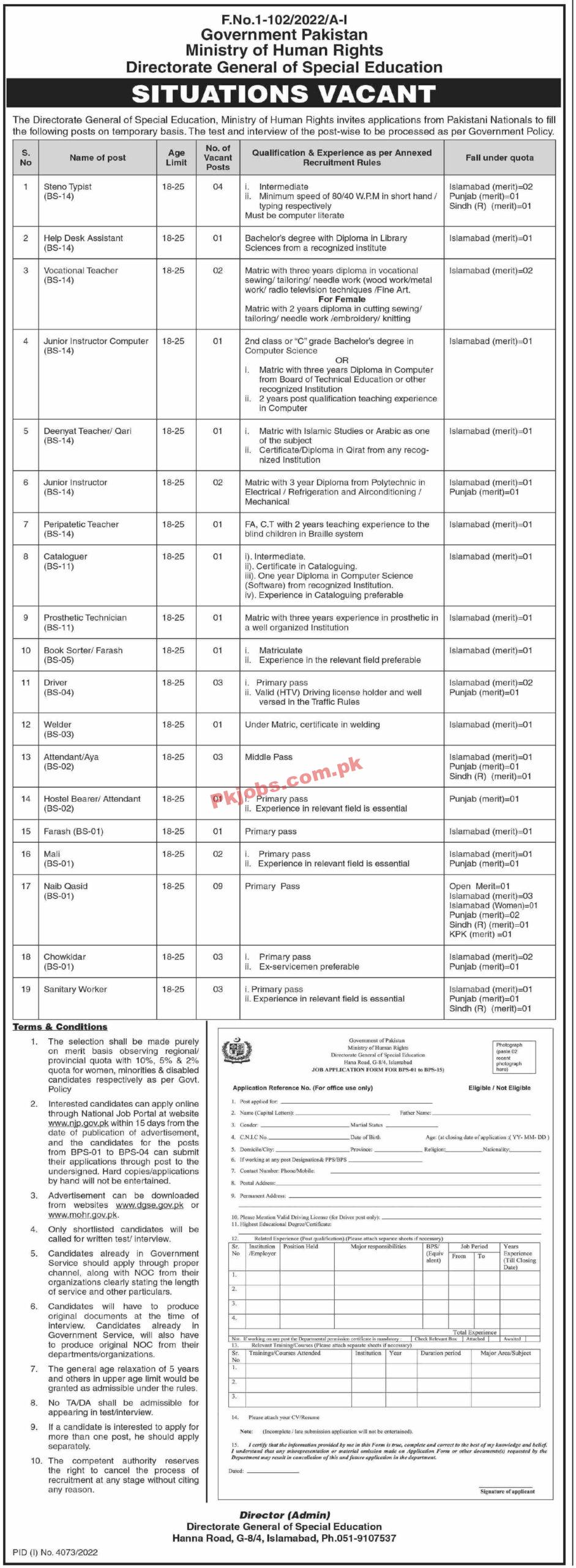 Human Rights Ministry Jobs 2023 | Ministry of Human Rights Headquarters Announced Latest Recruitments