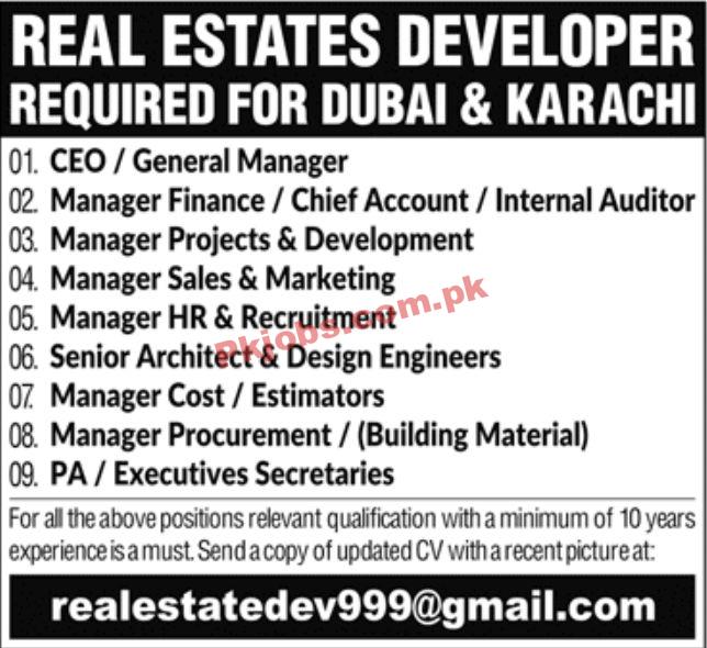 Jobs in Real Estate Developers