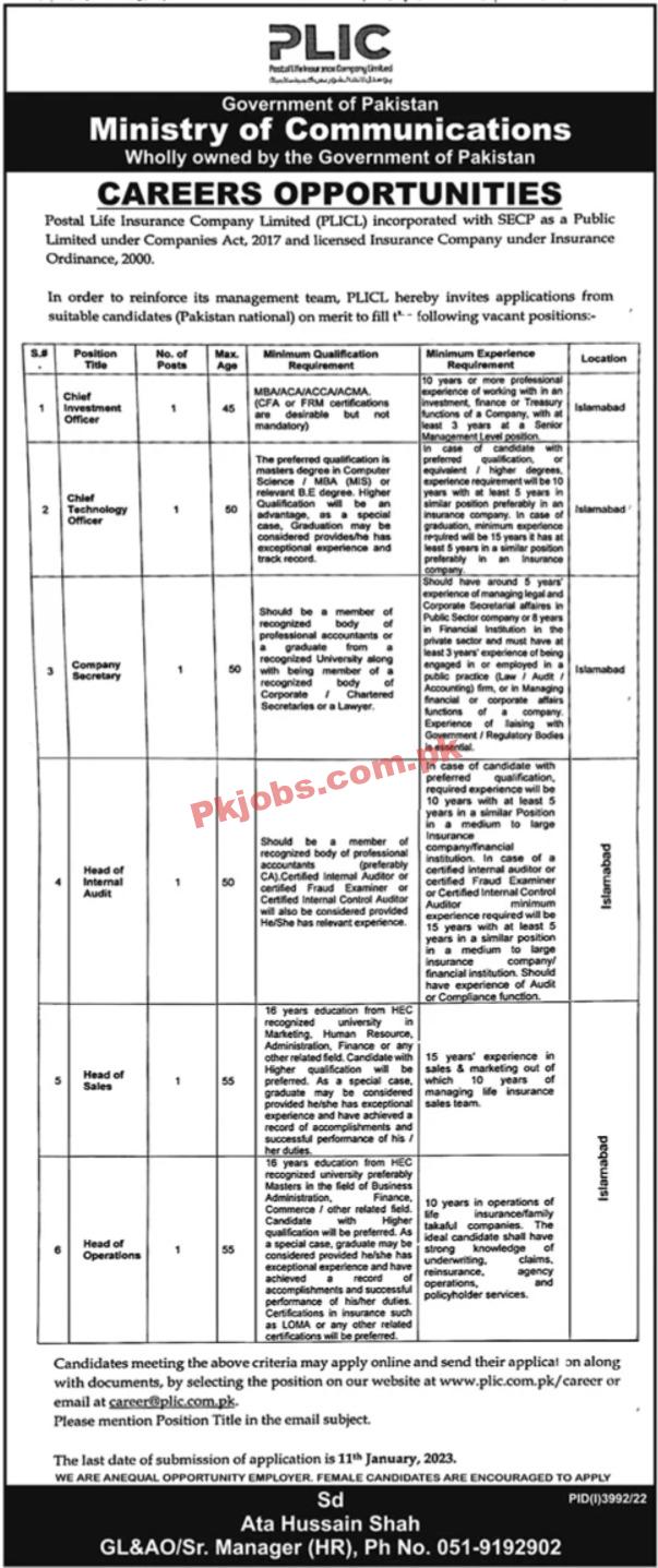 MoC Jobs 2023 | Ministry of Communications Headquarters Announced Latest Hiring