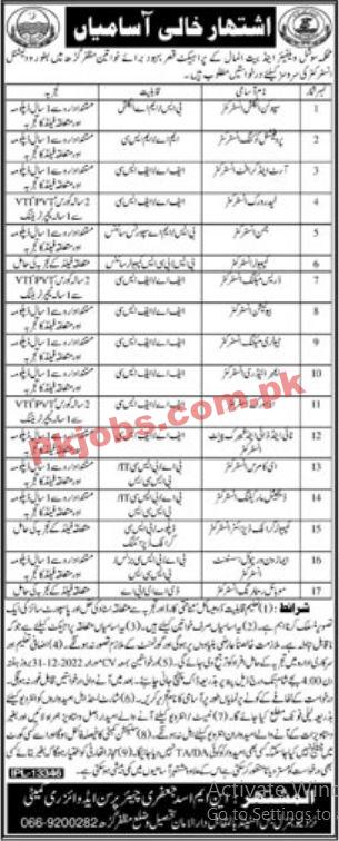 Welfare Department Jobs 2022 | Social Welfare & Bait ul Maal Headquarters Announced Latest Hiring