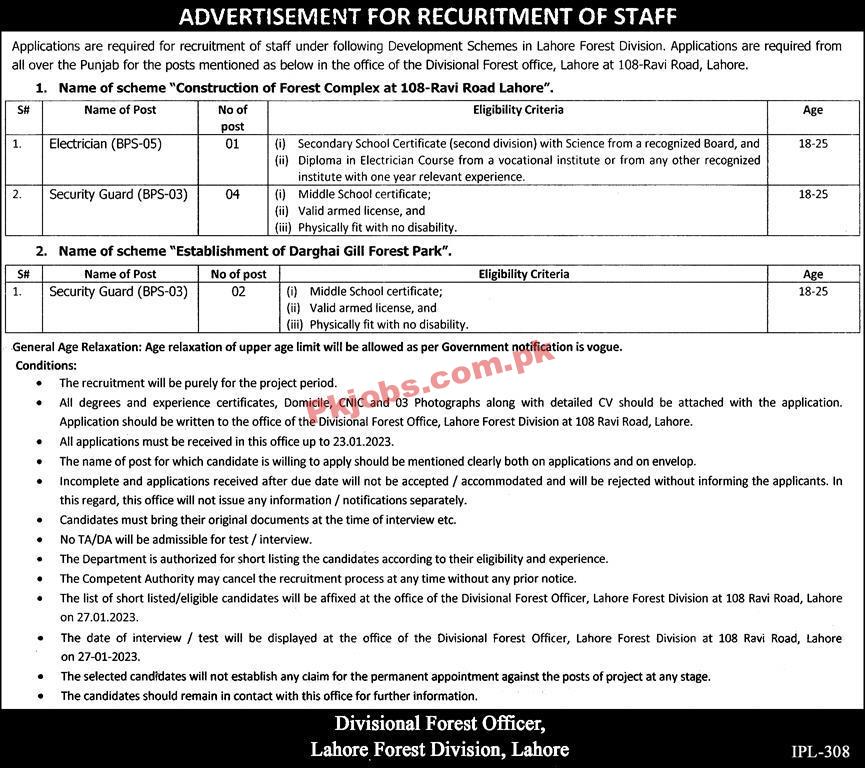 Latest Forest Division Jobs 2023 | Forest Division Headquarters Announced Latest Recruitments