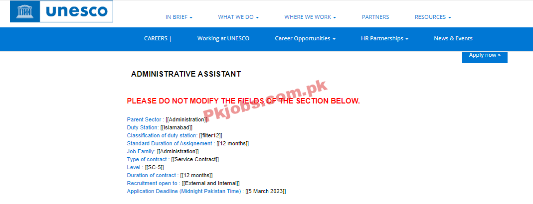 UNESCO Jobs 2023 | UNESCO Head Office Announced Latest Recruitments