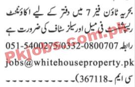 White House Property Center Jobs 2023 | White House Property Center Head Office Announced Latest Recruitments