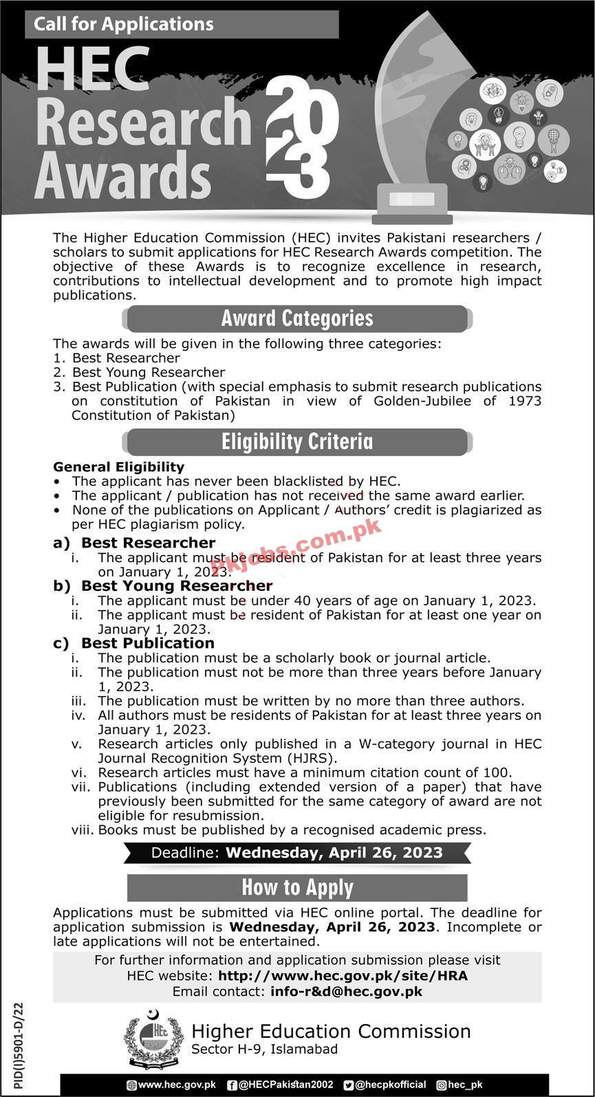 HEC Jobs 2023 | Higher Education Commission Head Office Announced Latest Vacancies