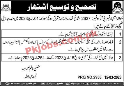 Health Department Head Office Announced Latest Jobs 2023