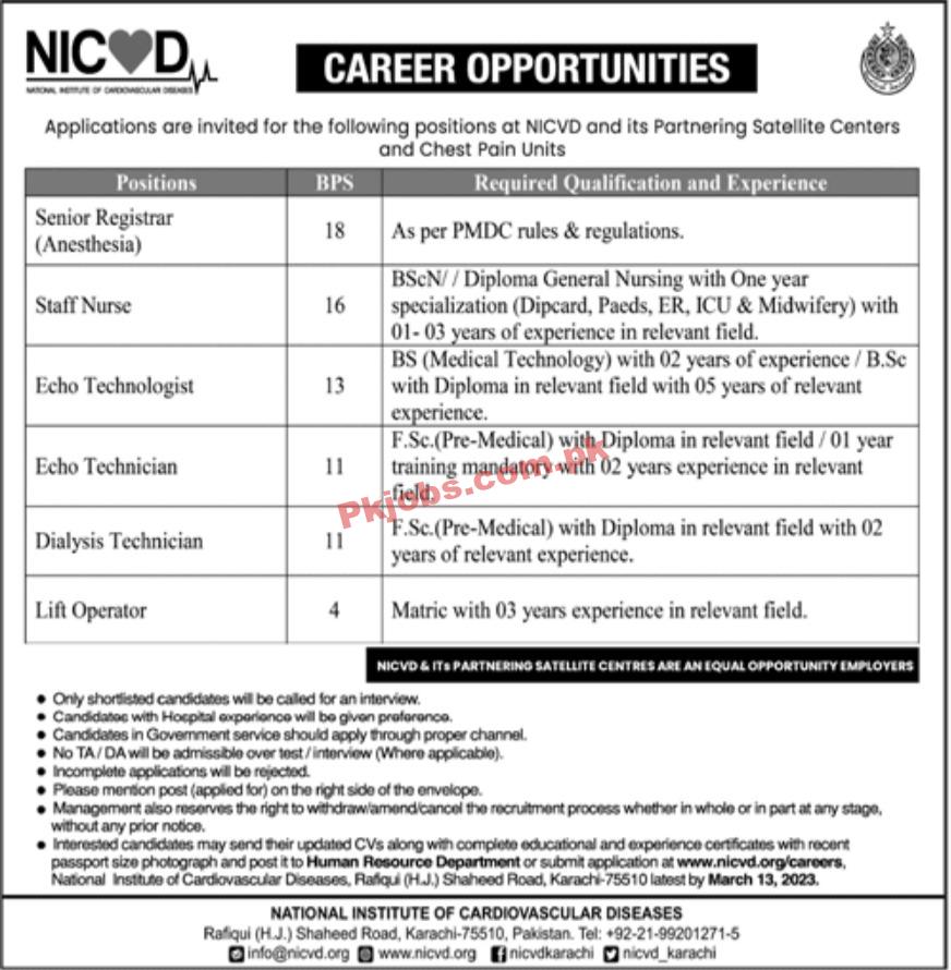 Jobs in NICVD