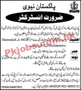 Pakistan Navy Headquarters Announced Latest Jobs 2023