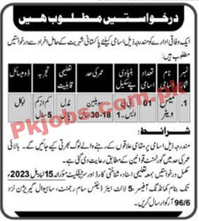 Pakistan Army Civilian Jobs 2023
