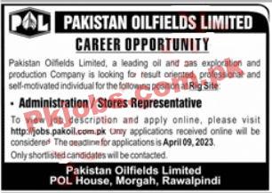 Pakistan Oilfields Limited POL Jobs 2023