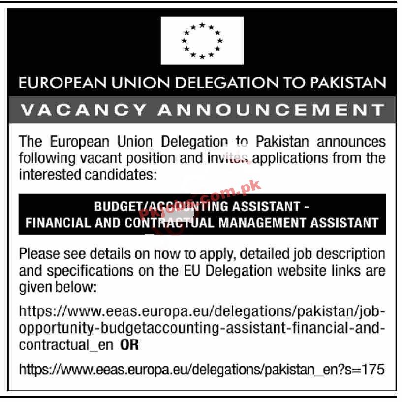 European Union Delegation to Pakistan Latest Jobs 2023