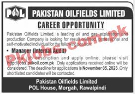 Latest POL Jobs-Management Jobs at Pakistan Oilfields Limited Jobs