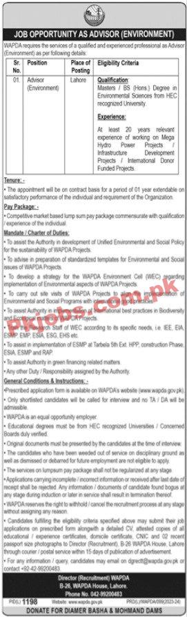 Latest WAPDA Jobs | New Jobs Opportunities at Water and Power Development Authority