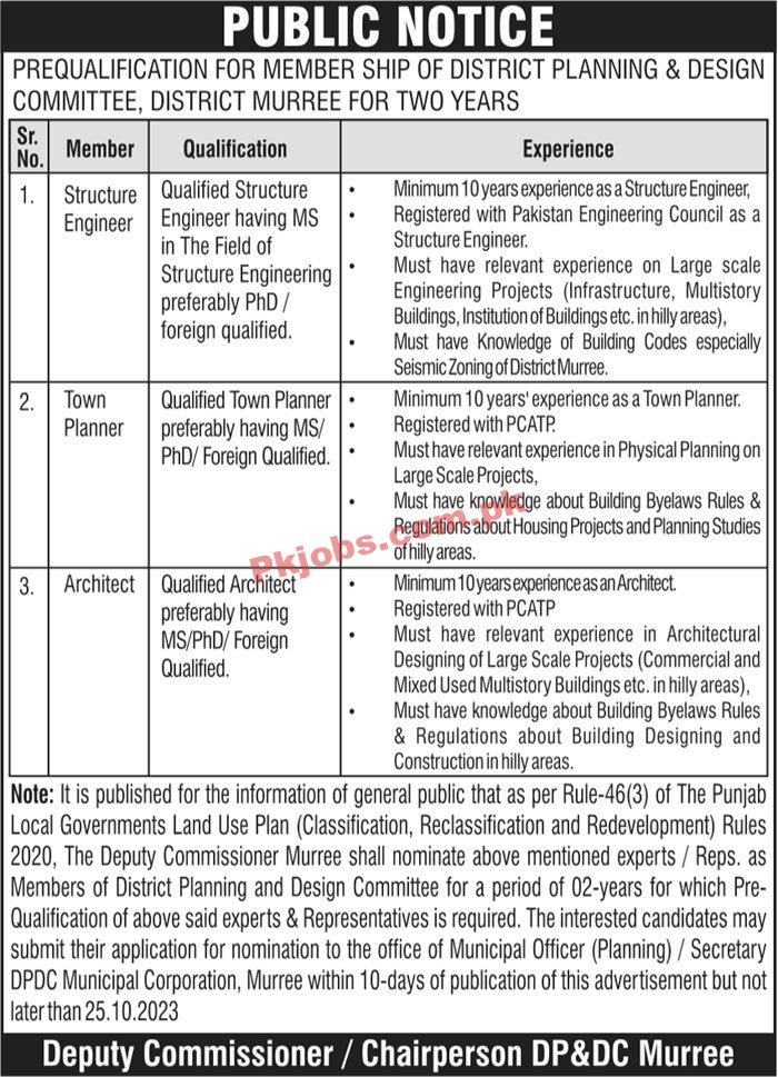 Vacant Posts at Local Government & Community Development Department