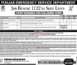 1122 Rescue Pk Jobs 2021 | 1122 Emergency Rescue Service