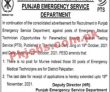 1122 Service Pk Jobs 2021 | 1122 Emergency Rescue Service