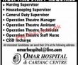 Jobs In Omar Hospital & Cardiac Centre