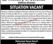 Jobs In Government Of Pakistan Ministry Of Defence