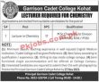 Jobs In Garrison Cadet College Kohat