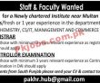 Jobs In Chartered Institute Multan