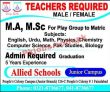 Allied School Pk Jobs 2021 | Allied School Junior Campus