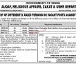 Auqaf Department Jobs 2022 | Auqaf Religious Affairs Zakat &