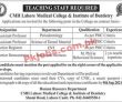 Cmh Pk Jobs 2021 | Cmh Medical College & Institute