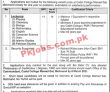 Cadet College Faculty & Management PK Jobs 2021